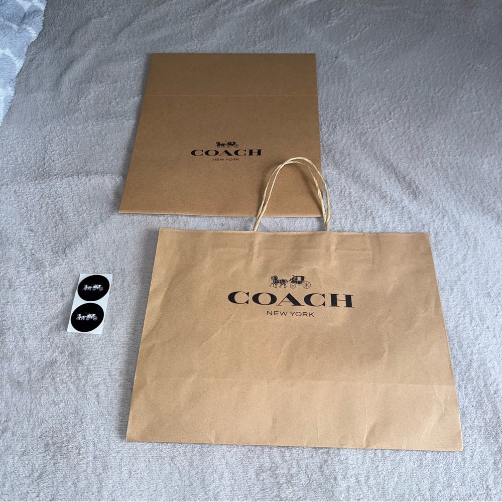 Coach New York Paper Shopping Bag with Coach box